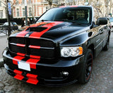 Sticker Decal Stripe for Dodge Ram viper Hood Visor srt-10 2004 arm Guard mirror