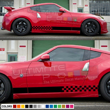 Sticker Decal stripe for Nissan 370 Z xenon side tail rear spoiler light head