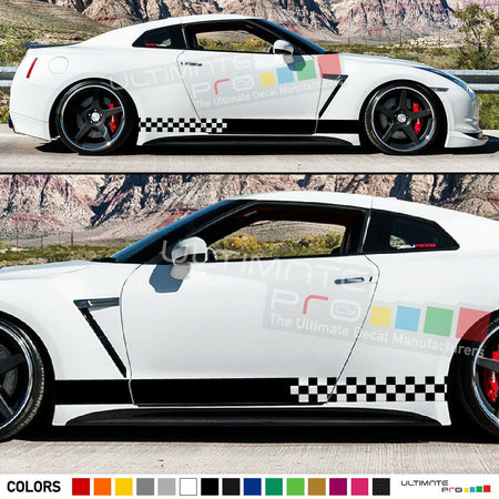 Sticker Decal stripe for Nissan GTR R35 SKYLINE 2007 2008 2009 2010 2011 2012