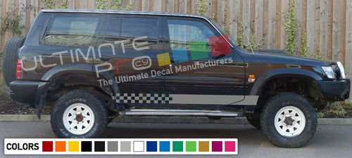 Sticker Decal stripe for Nissan Patrol 2008 2009 2011 2012 2013 2014 2015 2016