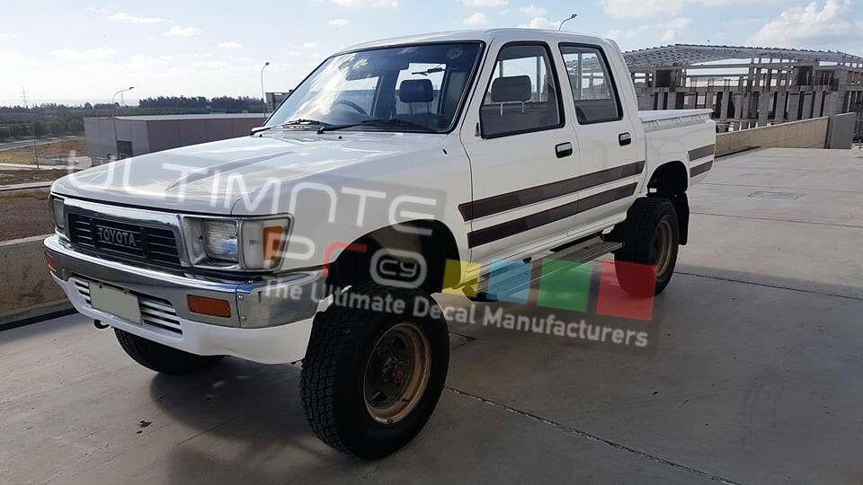 Sticker Decal stripe for Toyota Hilux mk2 mk3 1988 1989 1990 1991 1997 1995 1996