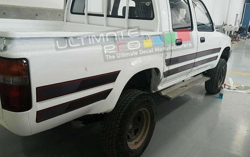 Sticker Decal stripe for Toyota Hilux mk2 mk3 1988 1989 1990 1991 1997 1995 1996