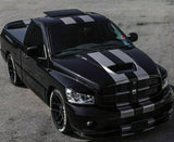 Dual Stripe Sticker Decal Kit for Dodge Ram viper Crew cab Hood Visor srt-10 2004 arm