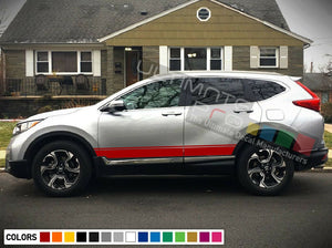 Sticker Decal Stripe Kit for Honda CRV LED Headlight SUV Lip Chrome Lamp 4x4