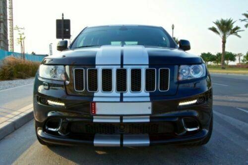 Sticker Decal Stripe kit for Jeep Grand Cherokee Mirror Cover Fender Hood Lift