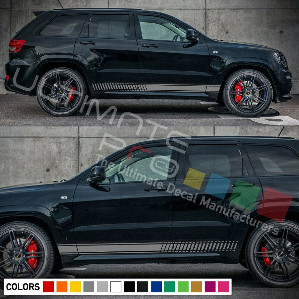 Sticker Decal Stripe kit for Jeep Grand Cherokee mirror graphics sport srt8 body