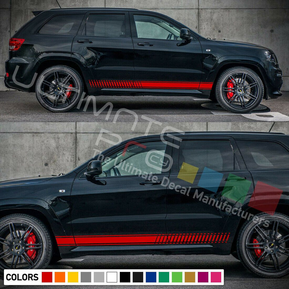 Sticker Decal Stripe kit for Jeep Grand Cherokee mirror graphics sport srt8 body