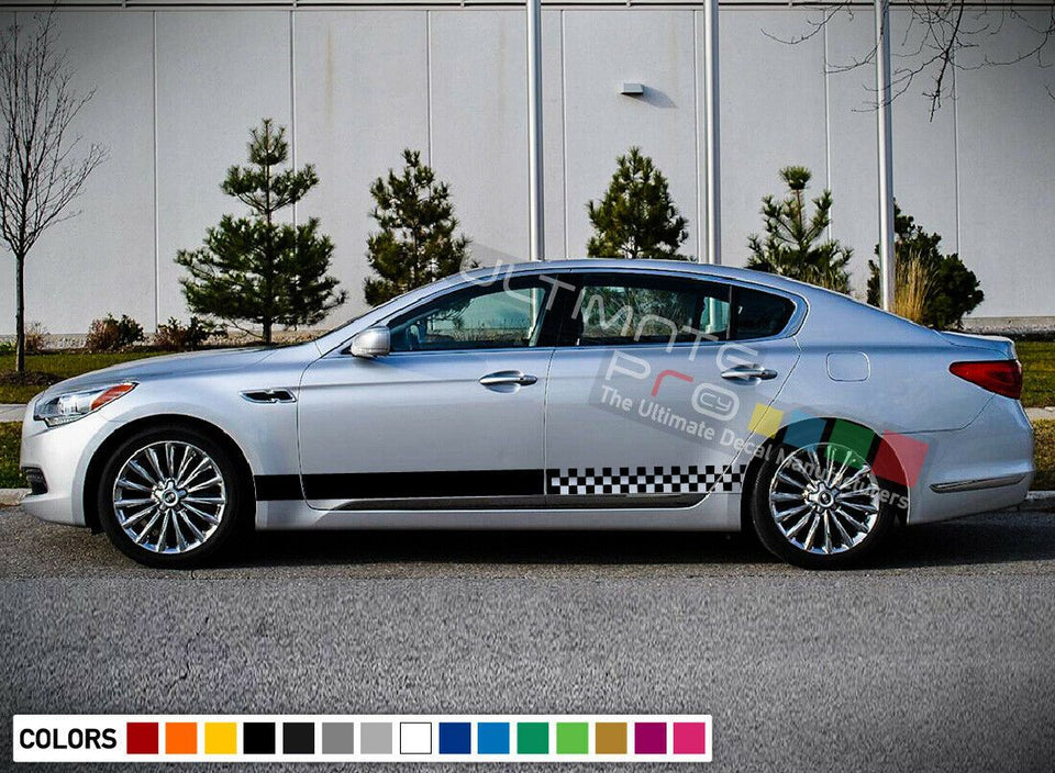 Sticker Decal Stripe Kit for Kia K900 Xenon Light Wing Splitter front light led