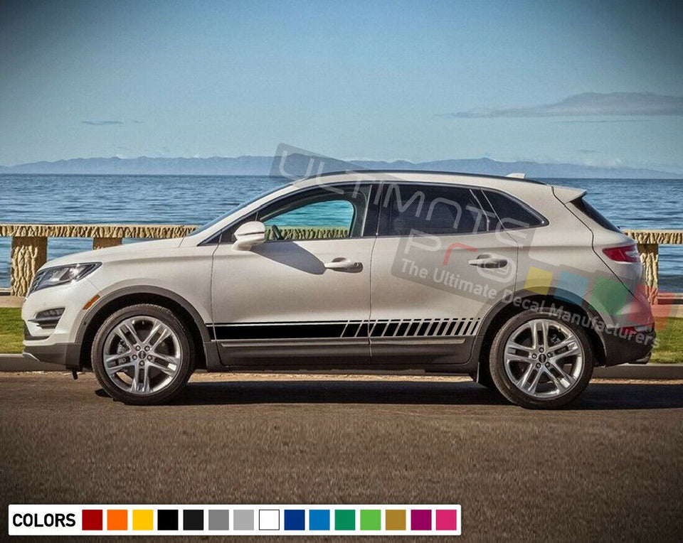 Sticker Decal Stripe kit for Lincoln MKC Mirror Cover Fender Hood pilot Radio