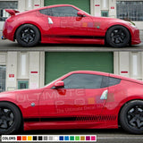 Sticker Decal Stripe Kit for Nissan 370 Z Fairlady Z34 Skirt Spoiler Bumper Lip