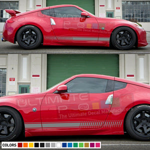 Sticker Decal Stripe Kit for Nissan 370 Z Fairlady Z34 Skirt Spoiler Bumper Lip