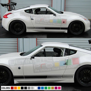 Sticker Decal Stripe Kit for Nissan 370 Z Fairlady Z34 Skirt Spoiler Bumper Lip