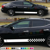 Sticker Decal stripe kit for Nissan Maxima spoiler light racing bonet skirt head