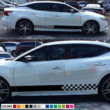 Sticker Decal stripe kit for Nissan Maxima spoiler light racing bonet skirt head