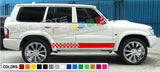 Sticker Decal stripe kit for Nissan Patrol spoiler light racing bonet skirt head