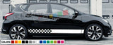 Sticker Decal stripe kit for Nissan Pulsar spoiler light racing bonet skirt head