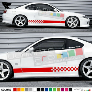 Sticker Decal stripe kit for Nissan silvia spoiler light racing bonet skirt head