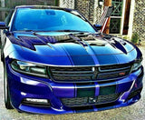 REDLINE DUAL STRIPES FITS CHARGER FACELIFT STICKER WIDE BODY KIT FOR CARBON