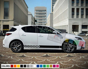 Sticker Decal Stripes for Lexus CT Xenon Light Tail Lip Back Spoiler Bumper Door