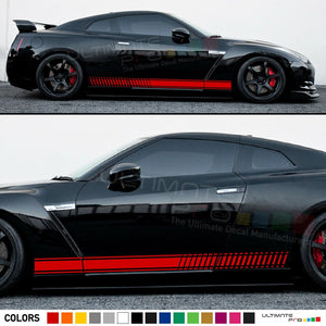 Sticker Decal Stripes for Nissan GTR R35 Carbon Spoiler Grille Body Kit Bumper