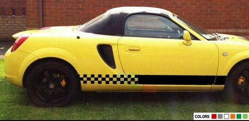 Sticker Decal stripes for Toyota mrs spider spring  2005 2006 xenon coil HID rod