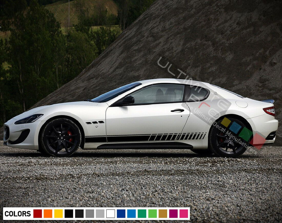 Sticker Decal Stripes Kit for Maserati Granturismo Light LED Roof Bumper Xenon