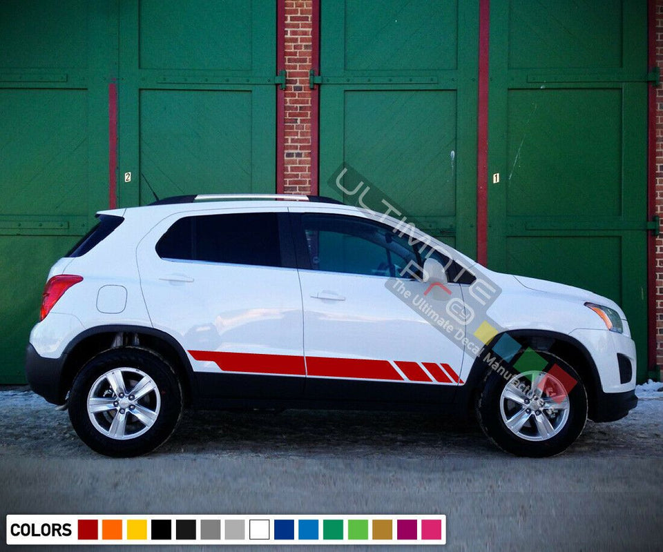 Sticker Decal Vinyl for Chevrolet Trax Side Stripe Kit Sport suv 2011 2018 tune