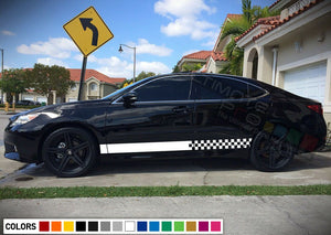 Sticker Decal Vinyl Graphic Side Door Stripe Kit for Toyota Camry 2017 Sport