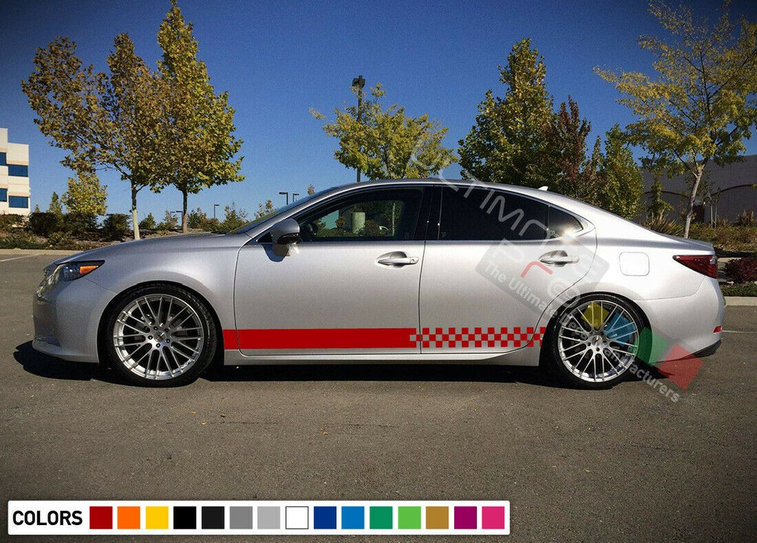 Sticker Decal Vinyl Graphic Side Door Stripe Kit for Toyota Camry 2017 Sport