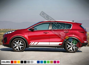 Sticker Decal Vinyl Graphic Side Door Stripes for Kia Sportage LED Light tail