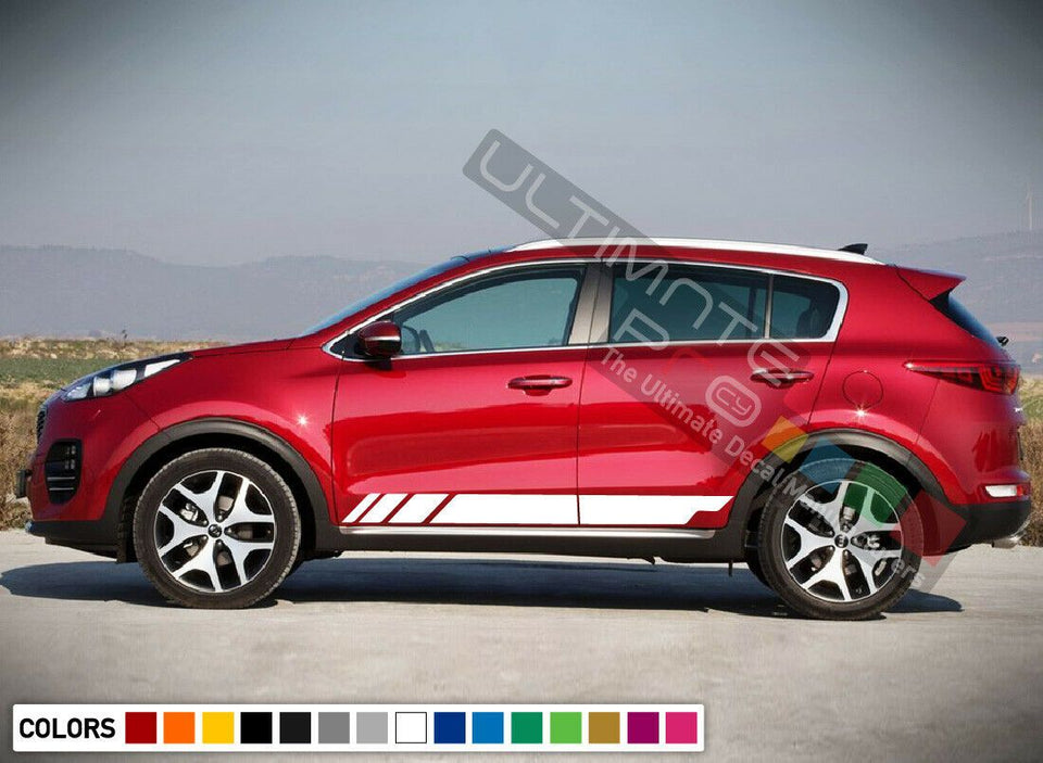 Sticker Decal Vinyl Graphic Side Door Stripes for Kia Sportage LED Light tail