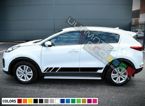 Sticker Decal Vinyl Graphic Side Door Stripes for Kia Sportage LED Light tail