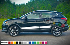 Sticker Decal Vinyl Graphic Side Door Stripes for Nissan Rogue LED Light Skirt