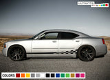 Sticker Decal Vinyl wavy flag Graphic Stripe for Dodge Charger SRT 2012 - 2023