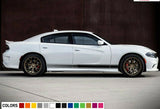 Sticker Decal Vinyl Side Door Stripes for Dodge Charger 2012 - 2023 SRT Hellcat