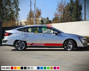 Sticker Decal Vinyl Side Door Stripes for Honda Clarity 2015-2018 Sport Mirror