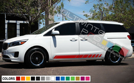 Sticker Decal Vinyl Side Door Stripes for KIA Sedona Bumper Handle mirror cover