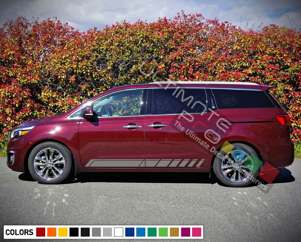 Sticker Decal Vinyl Side Door Stripes for KIA Sedona Bumper Handle mirror cover