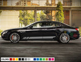 Sticker Decal Vinyl Side Door Stripes for Maserati Quattroporte Sport Sill Kit