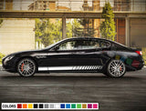 Sticker Decal Vinyl Side Door Stripes for Maserati Quattroporte Sport Wing Skirt
