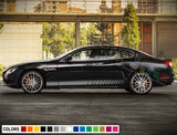 Sticker Decal Vinyl Side Door Stripes for Maserati Quattroporte Sport Wing Skirt