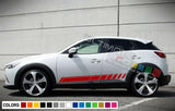 Sticker Decal Vinyl Side Door Stripes for Mazda CX3 Roof baby car seat window