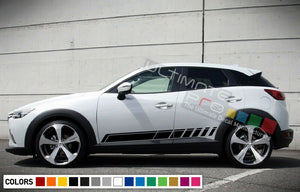 Sticker Decal Vinyl Side Door Stripes for Mazda CX3 Roof baby car seat window