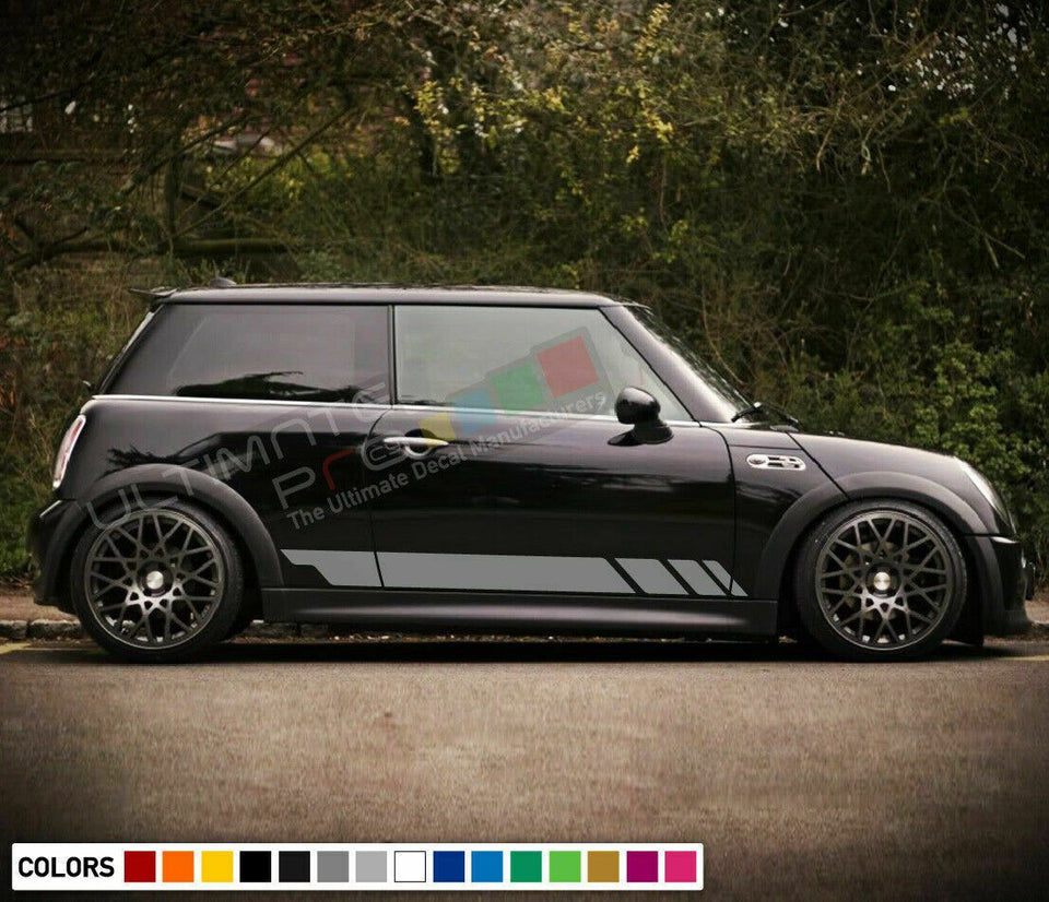 Sticker Decal Vinyl Side Door Stripes for Mini Cooper S Hatch Racing JCW Mirror