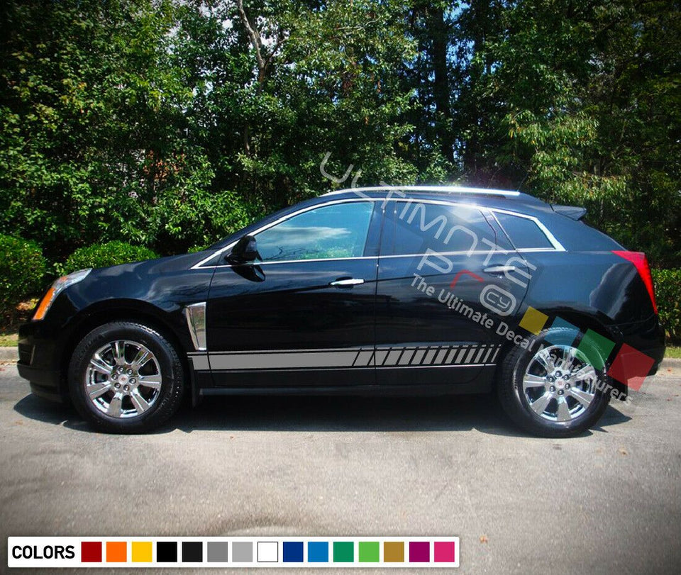 Sticker Decal Vinyl Side Rocker Stripe for Cadillac SRX 2015 2016 2017 2019 2020