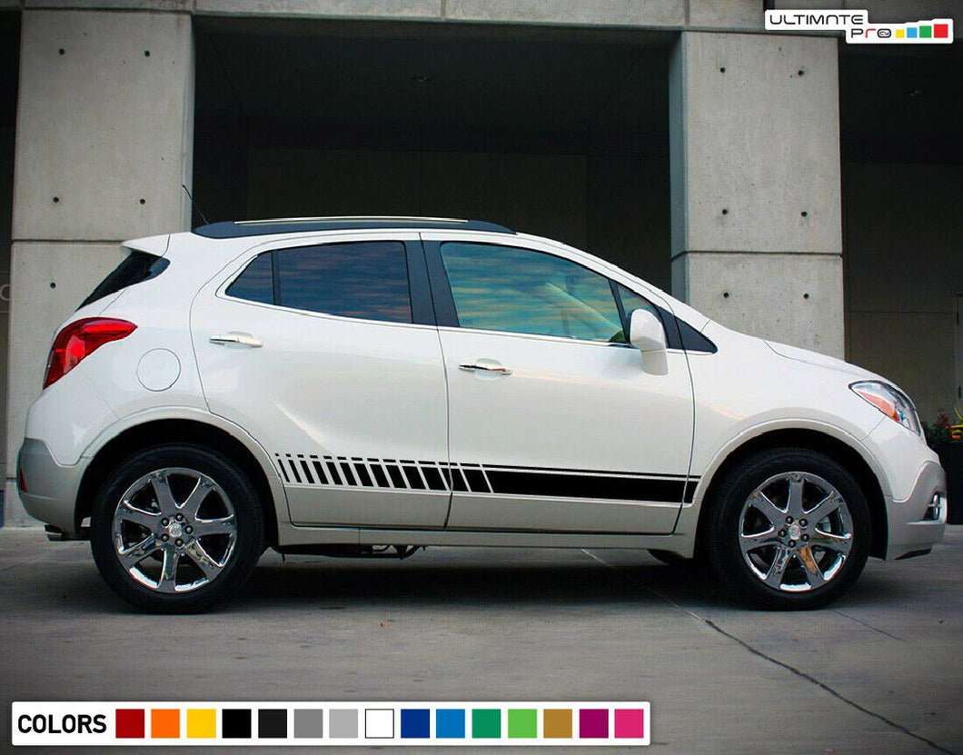 Sticker Decal Vinyl Side Sport Stripes for Buick Encore Light LED Cover Suv bar