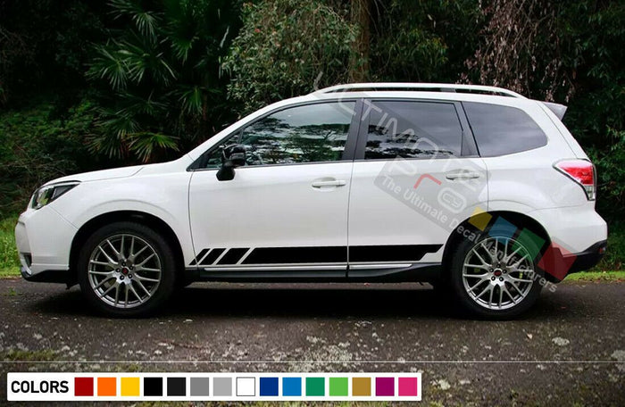 Sticker Decal Vinyl Side Stripe Body Kit for Subaru Forester Windshield Mirror