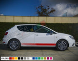 Sticker Decal Vinyl Side Stripes for Seat Ibiza Molding Chin Carbon Skirt Flare