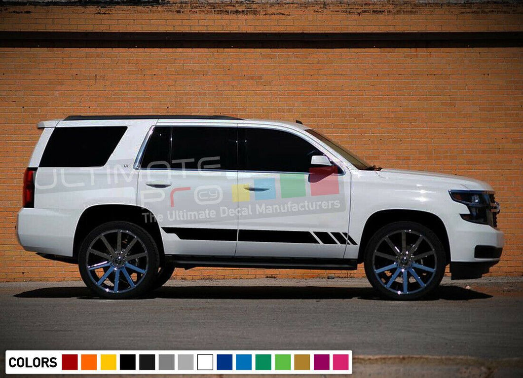 Sticker Decal Vinyl Sport Stripe Kit for Chevrolet Tahoe Z71 Door Sill Headlight