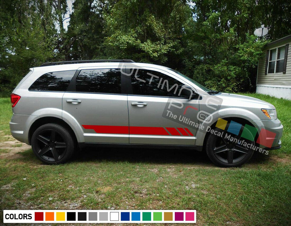 Sticker Decal Vinyl Sport Stripes for Dodge Journey bar side stripe